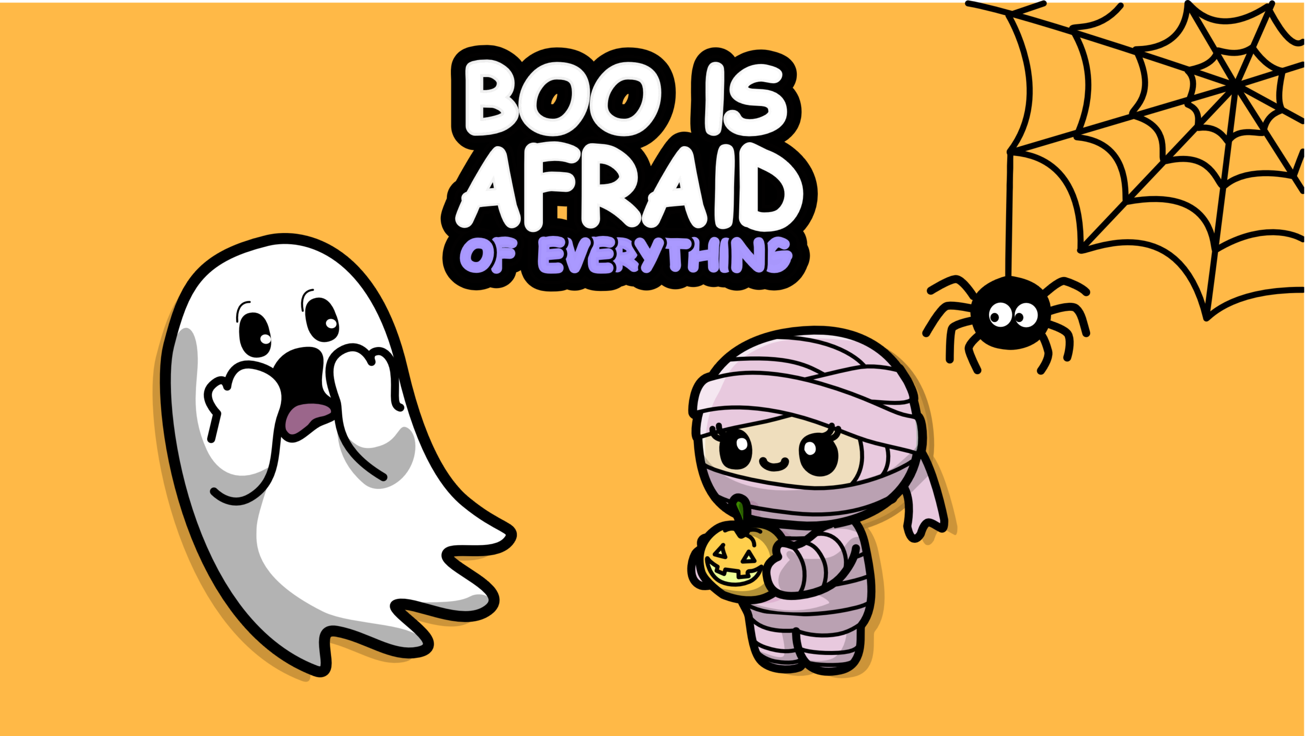 Boo Is Afraid of Everything – not too scary ghost story for kids